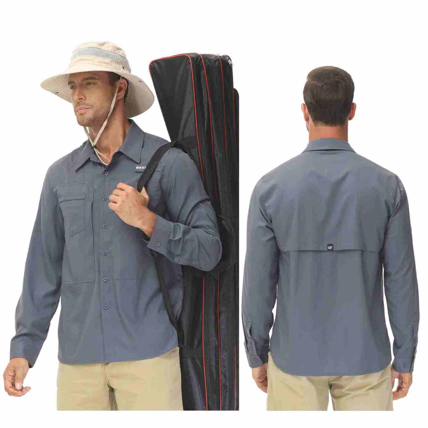  MUKAIHUO New! Columbia PFG Bahama II Long-Sleeve Fishing Shirt for Men 