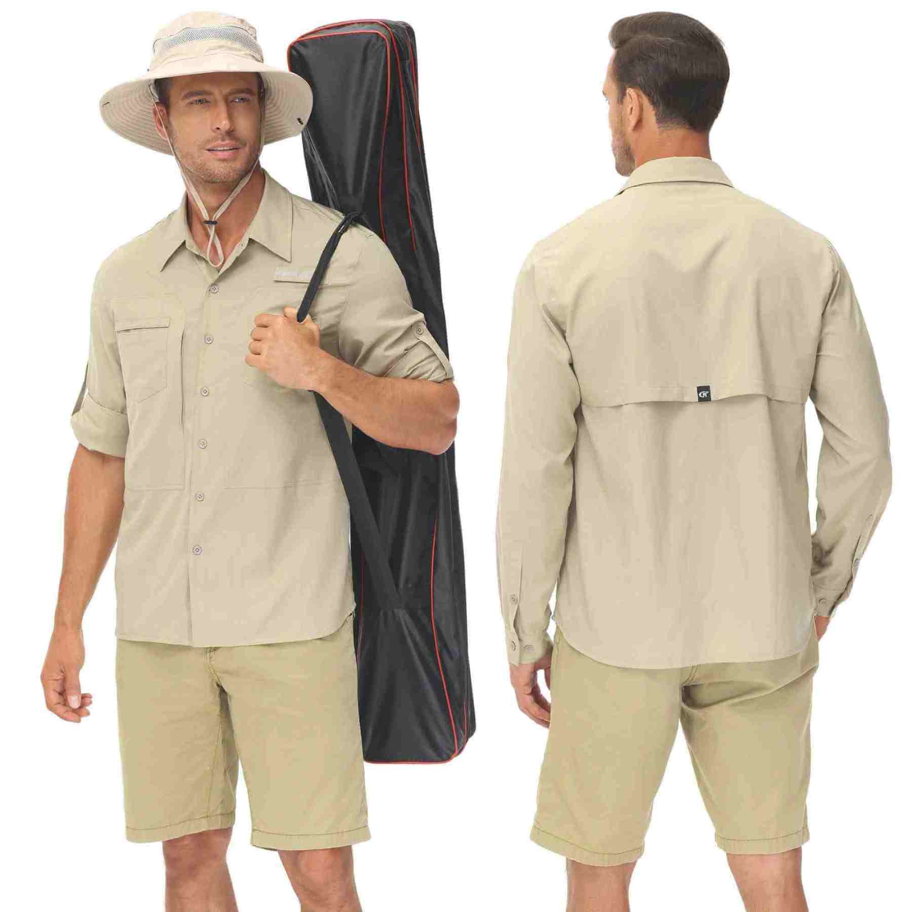  MUKAIHUO New! Columbia PFG Bahama II Long-Sleeve Fishing Shirt for Men 