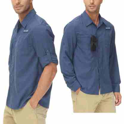 MUKAIHUO New! Columbia PFG Bahama II Long-Sleeve Fishing Shirt for Men 