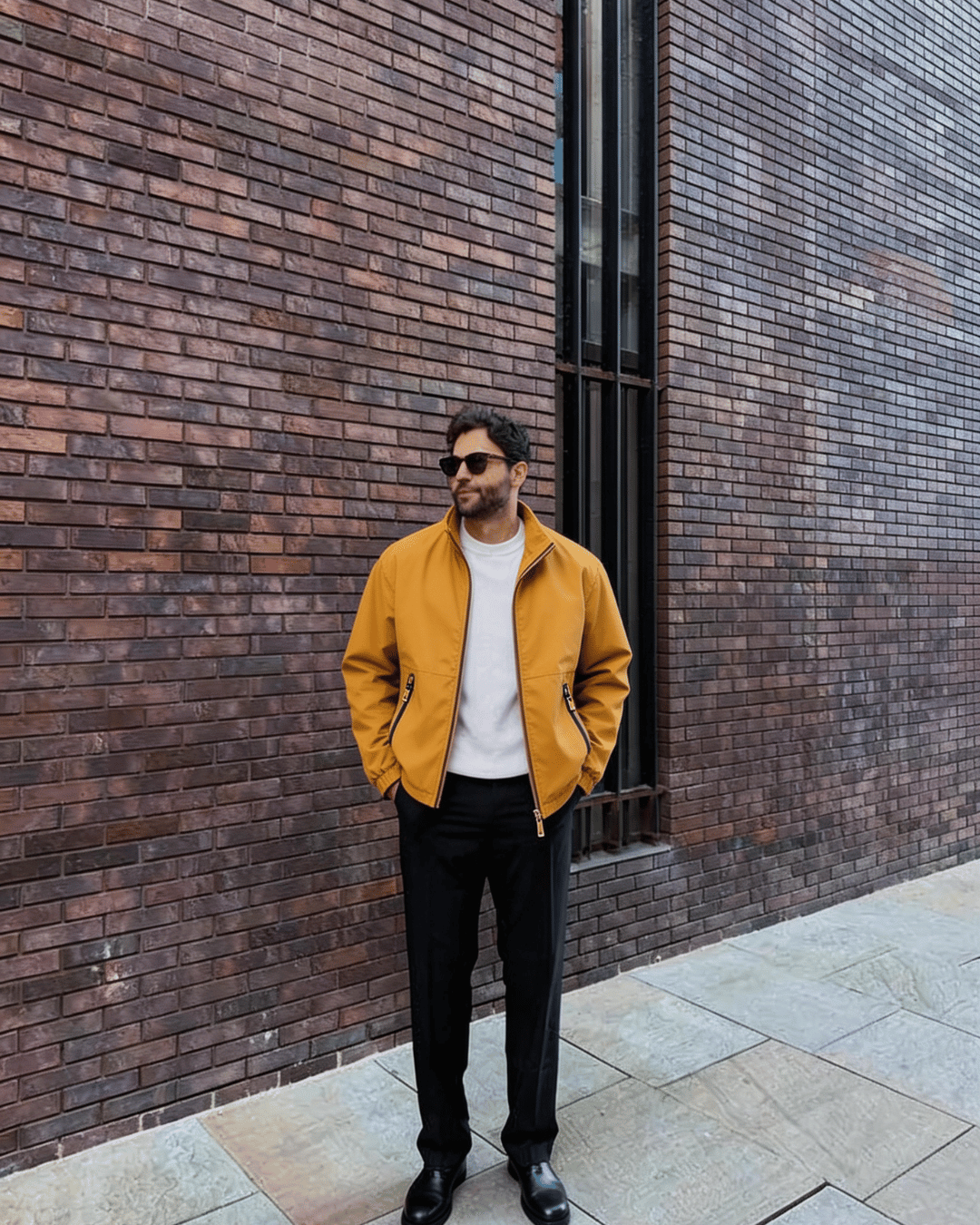 Northwind Reversible Cashmere Jacket dijon mustard