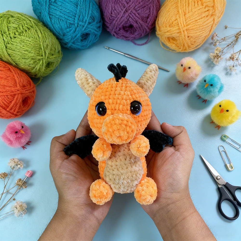 DIY-Häkelset für magische Dinosaurier – Einzigartiges Babygeschenk | Handgehäkeltes Spielzeug - image 5