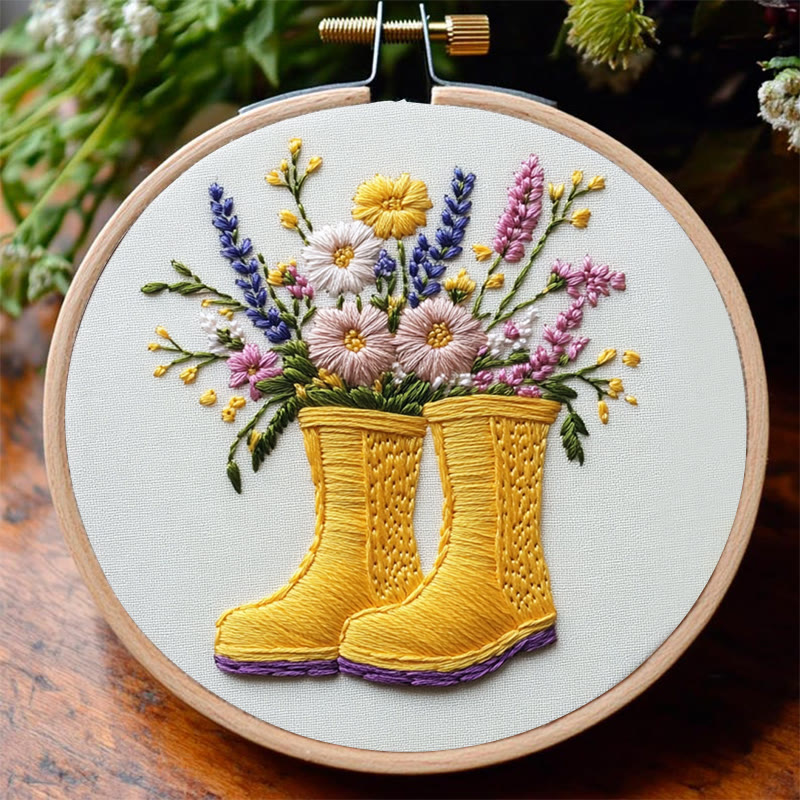 Rubbyoo Stickset - Boots of Bloom | Für Bastelliebhaber DIY Bastelsets - image 6