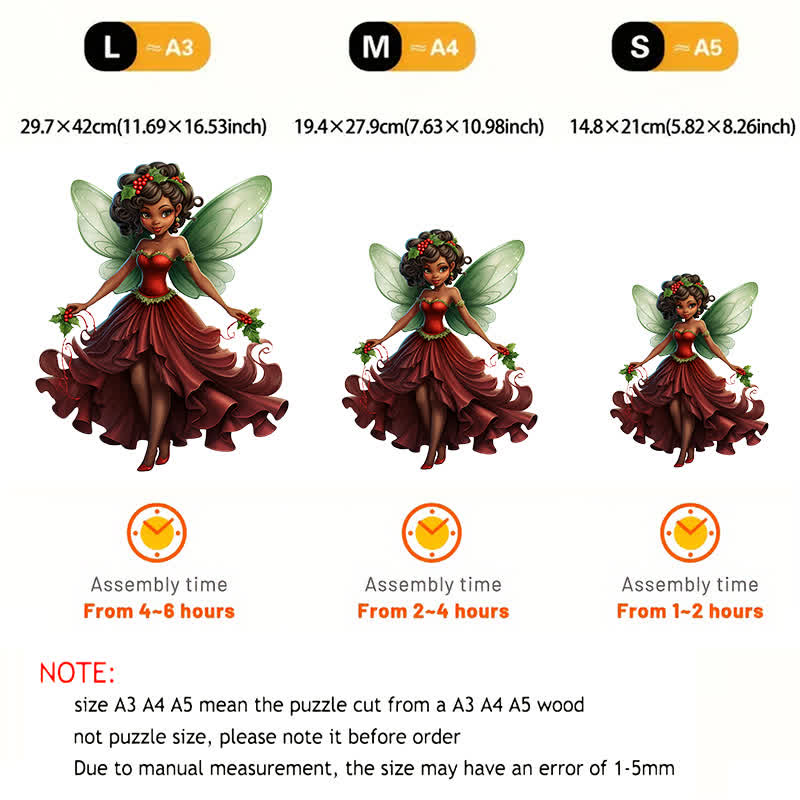 Rubbyoo Majestic Schwarzes kleines Mädchen - Holzpuzzle - image 3