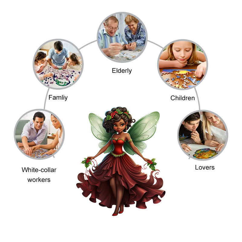 Rubbyoo Majestic Schwarzes kleines Mädchen - Holzpuzzle - image 5