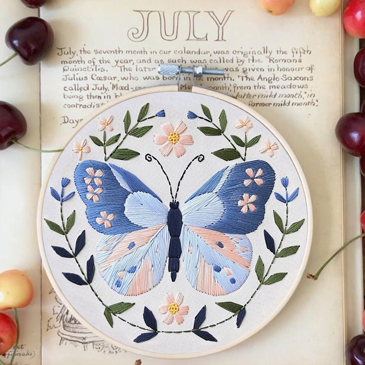 Rubbyoo Stickset – Hellblauer Schmetterling - image 5