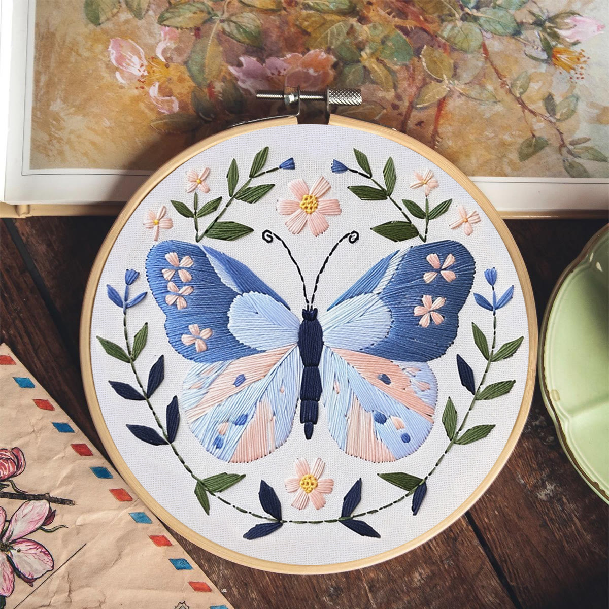 Rubbyoo Stickset – Hellblauer Schmetterling - image 15