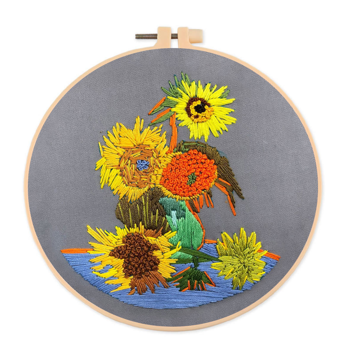 Rubbyoo Stickset – Van Gogh-Gemälde „Sonnenblume“ - 15 x 15 cm - image 1