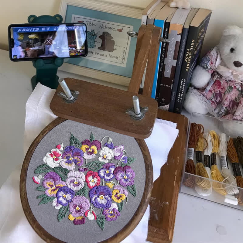 Rubbyoo Stickset - Stiefmütterchen - image 4