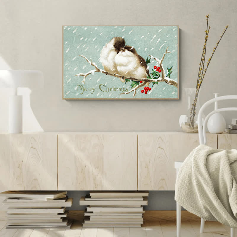 Rubbyoo Frohe Weihnachten Vögel - Holzpuzzle - image 6