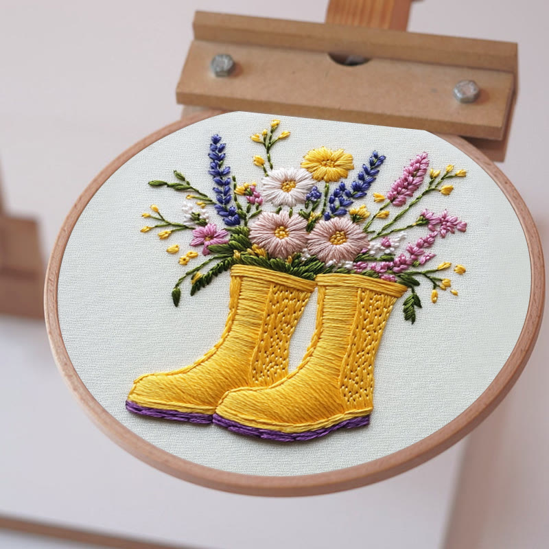 Rubbyoo Stickset - Boots of Bloom | Für Bastelliebhaber DIY Bastelsets - image 2