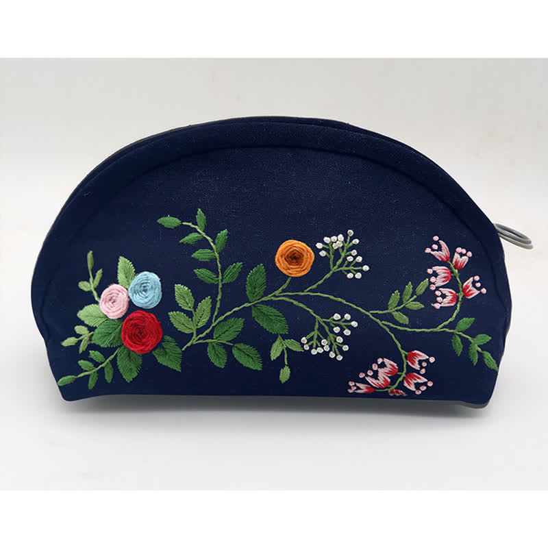 Handstickerei-Set für Kosmetiktasche, Münztasche, Handarbeitsset - image 2