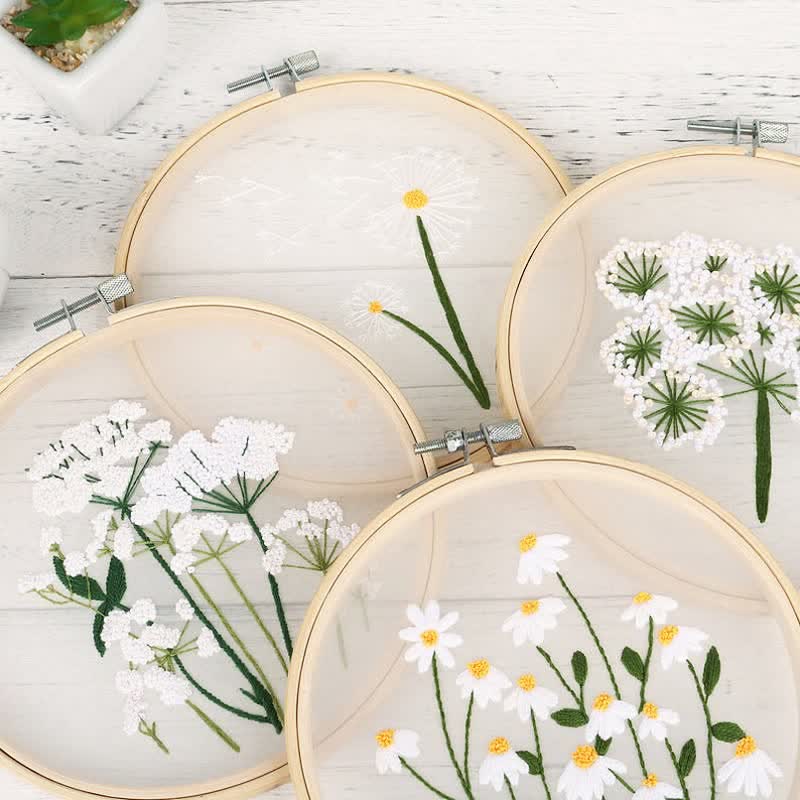 Stickset für Anfänger | Nadelspitze, DIY-Bastelset für Erwachsene - image 1