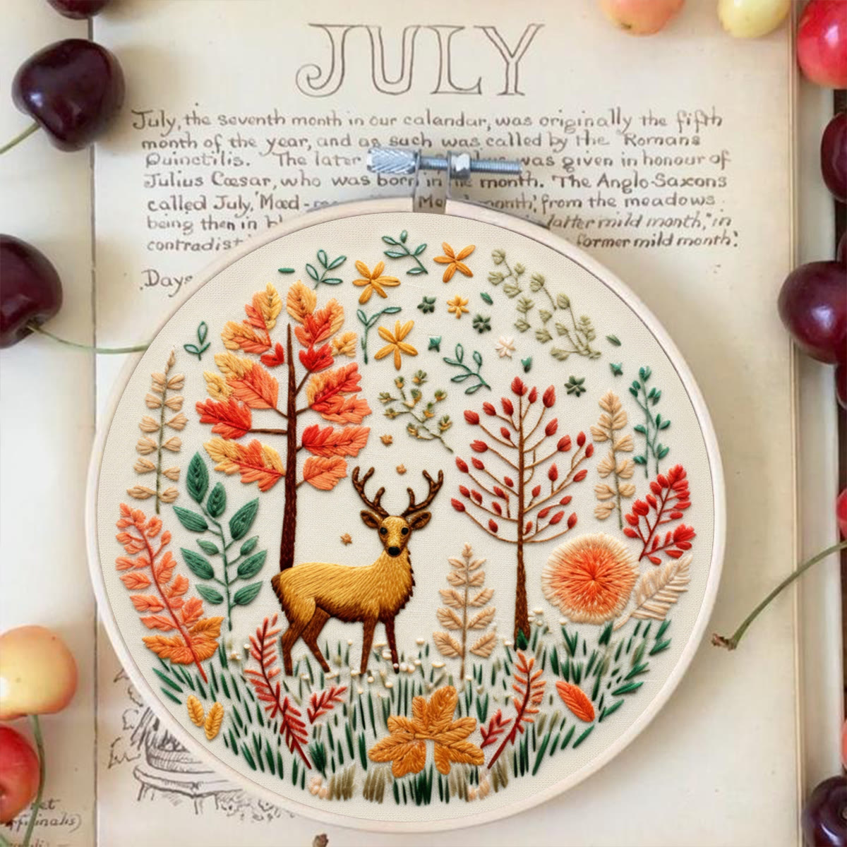 Rubbyoo Stickset – Niedliches Reh | DIY Handarbeitsset - image 3