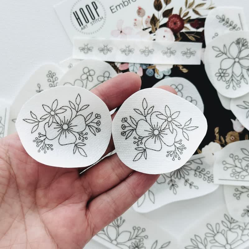 Floral Stick- und Stichstickmuster | Stickerei für Kleidung - image 6