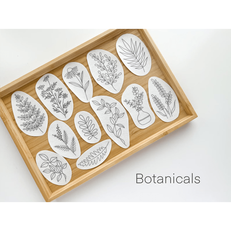 Blumen Stick- und Stichstickmuster | Stickerei für Kleidung - Pflanzenstoffe - image 1