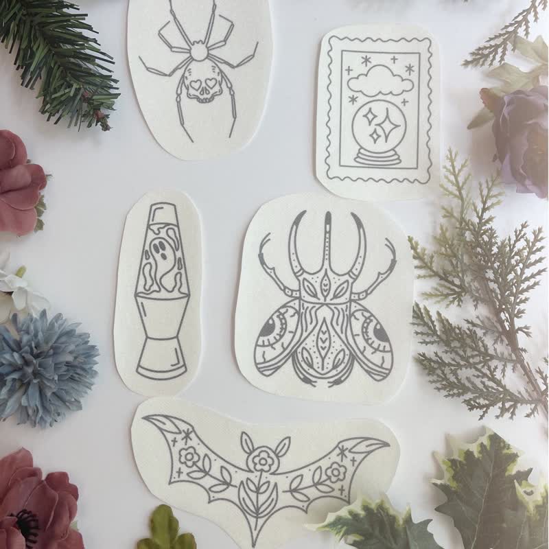 Monster & Magic Stick- und Stichstickmuster | Stickerei für Kleidung - 5 Stück - image 3