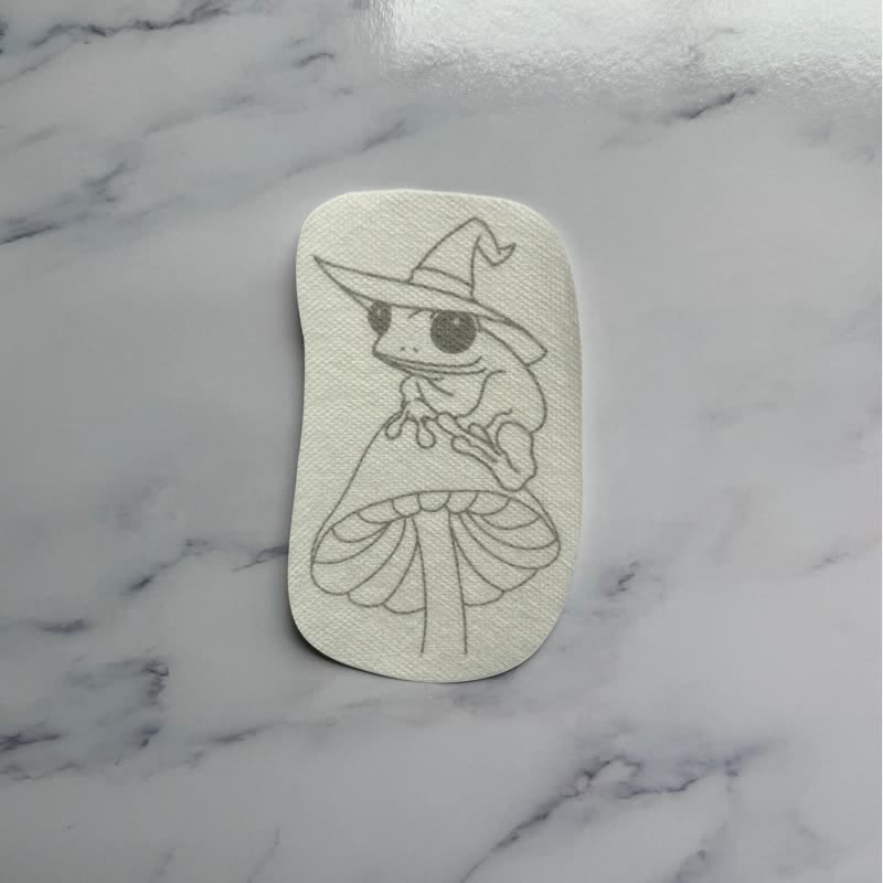 Toadally Enchanted Stick and Stitch Stickerei | Stickerei für Kleidung - 1 Stück - image 1