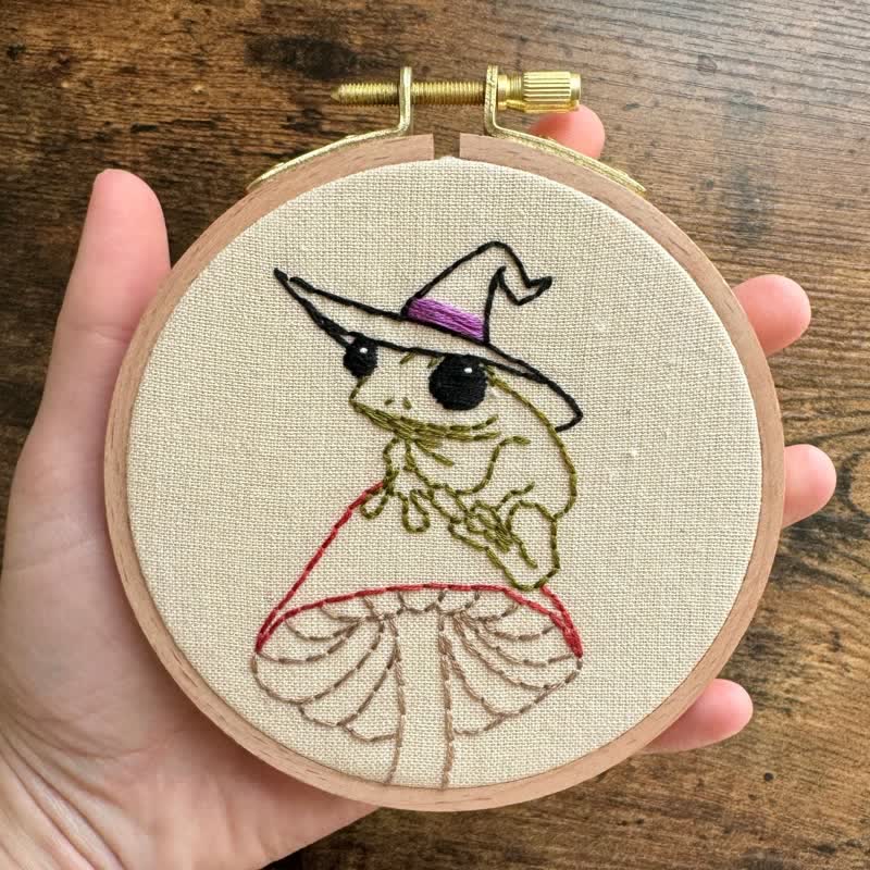 Toadally Enchanted Stick and Stitch Stickerei | Stickerei für Kleidung - image 2