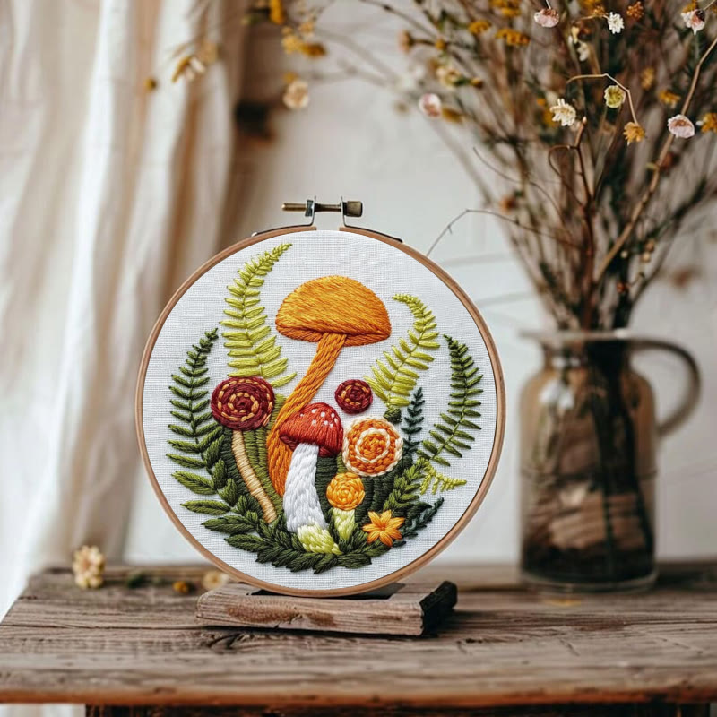 Rubbyoo Stickset – Farn und Pilz | Woodland Needle Crafts - image 9