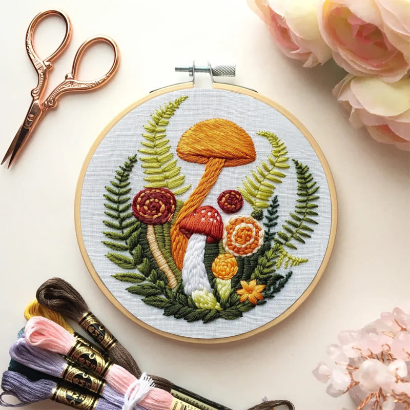 Rubbyoo Stickset – Farn und Pilz | Woodland Needle Crafts - image 7