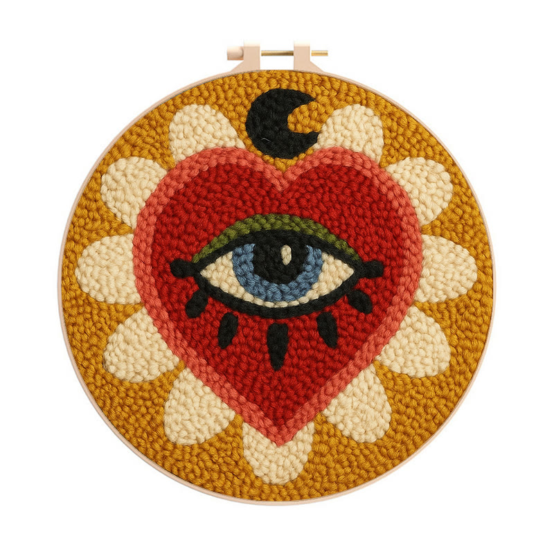 Set zum Stanzen mit geheimnisvollem Auge – Perfekt zum Basteln für die Heimdekoration | DIY-Geschenke - 20 cm × 20 cm - image 1