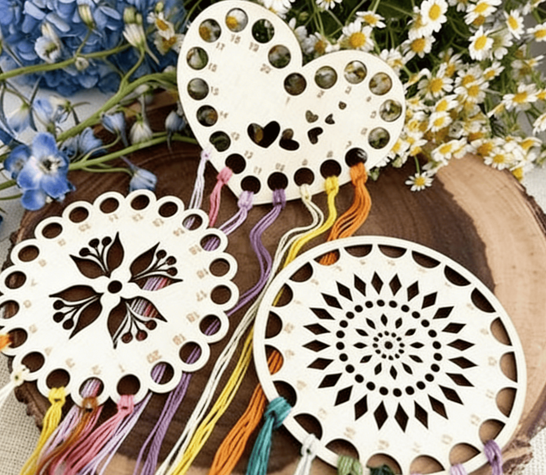 Stickgarn-Organizer – Kreativer Garnhalter | Einzigartiges Geschenk für Bastler - image 1