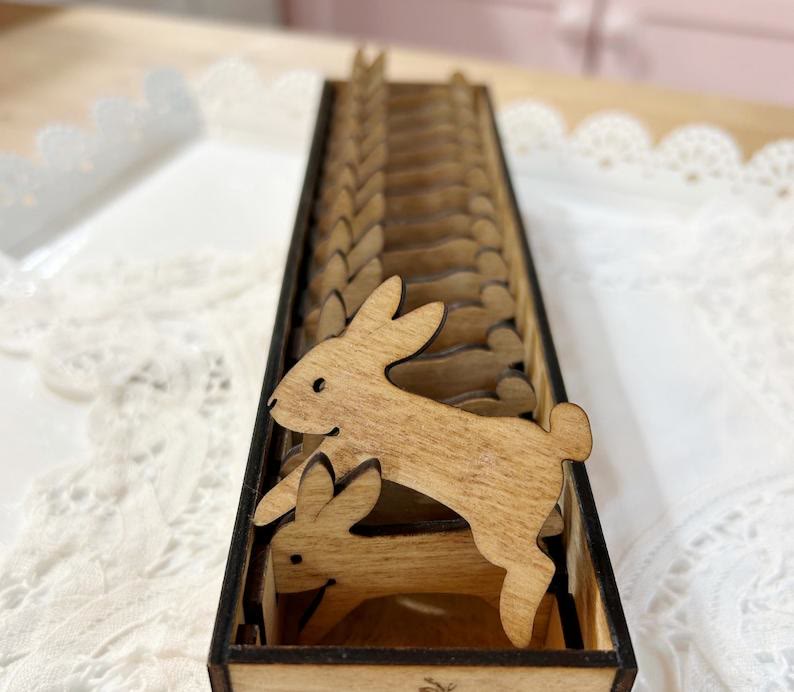 Stickgarnspulen aus Holz – Niedliches Tiermuster | Stickgarnhalter | Geschenkidee für Handarbeitsbegeisterte - image 2