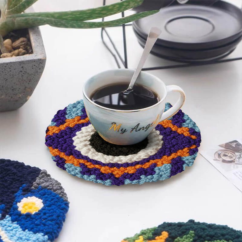 Böhmisches Punch-Needle-Set mit bösem Blick – Einzigartiges DIY-Projekt | Ausdrucksstarke Ergänzung für Ihr Zuhause - image 5