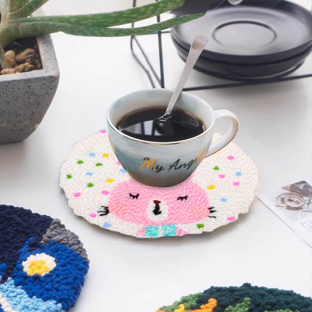 Konfetti-Hasen-Punch-Needle-Set in Rosa – Breezy Craft | Osterparty-Akzent - image 5