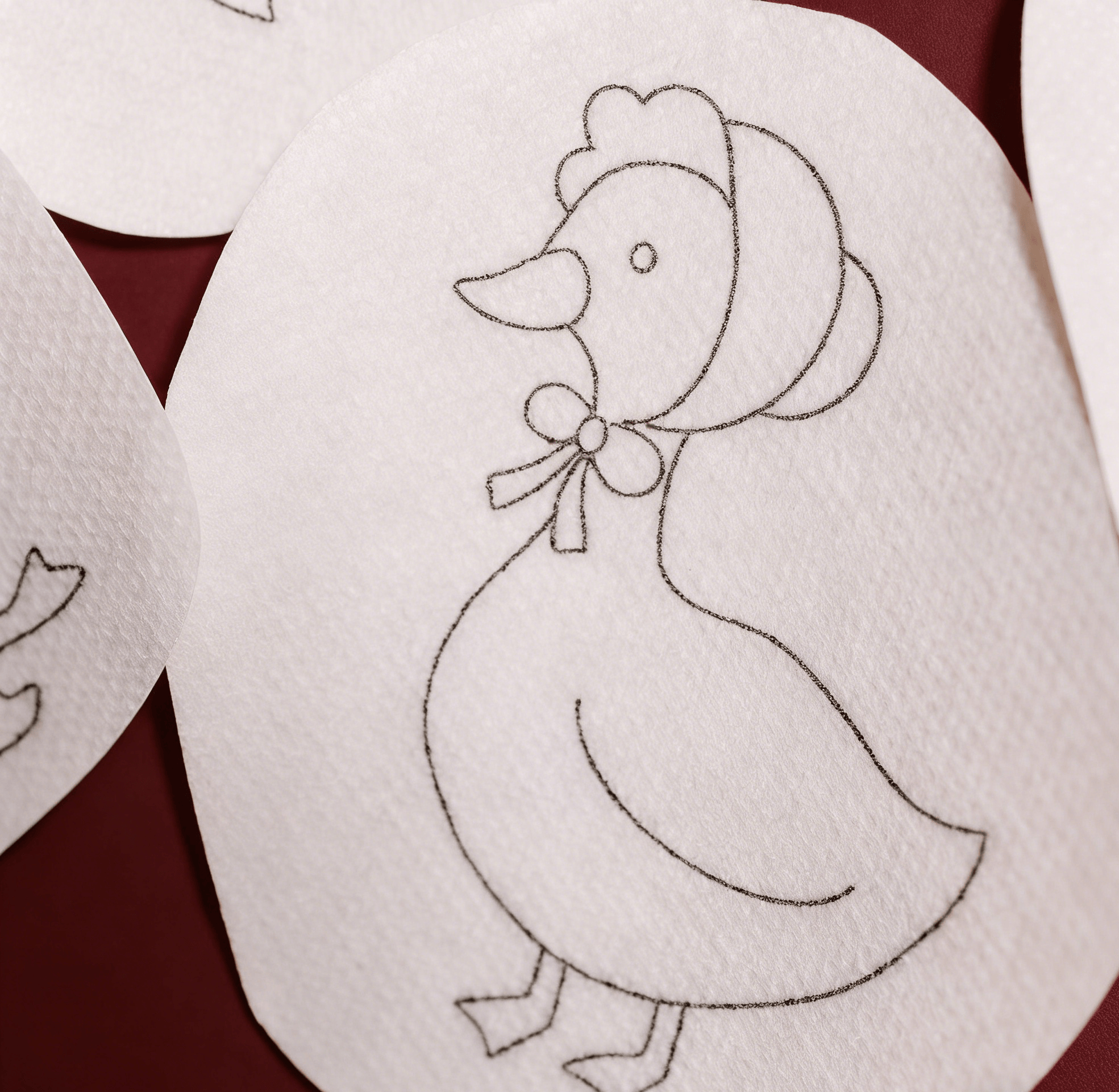 Gänse-Stickmuster | Tierstickerei zum Selbermachen | Handgefertigte Nadelkunst - image 4