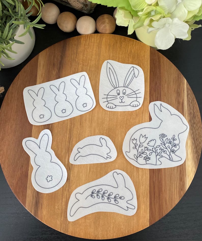 Stickmuster für Hasen | Osterstickmuster | Geschenk für DIY-Fans - 11 Stück - image 4
