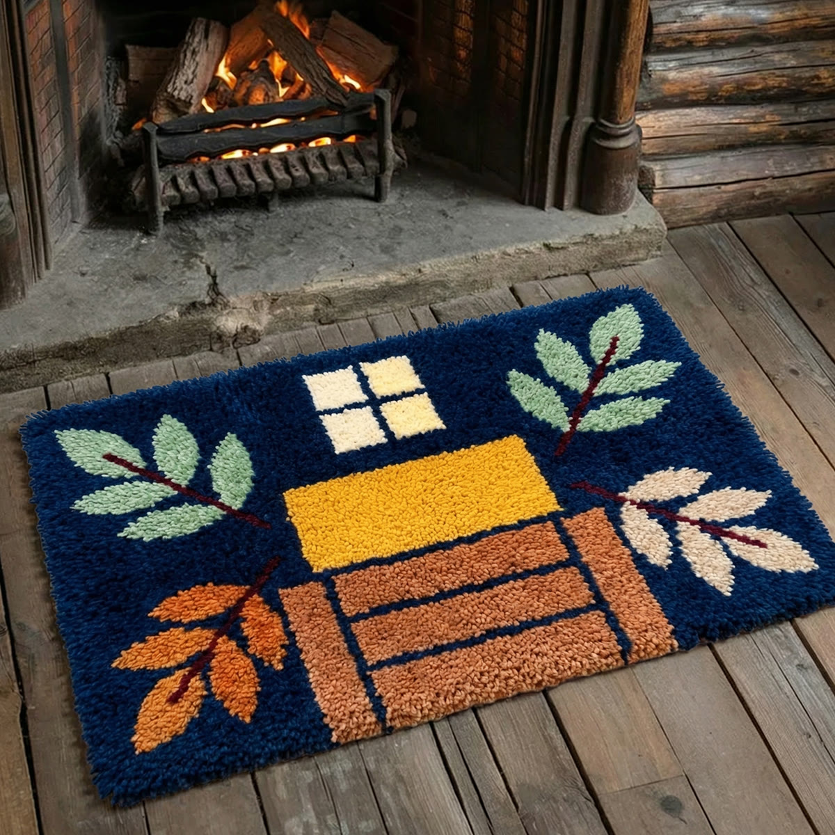 Rubbyoo Knüpfteppich-Set – Abstrakte Kunst | DIY-Schlafzimmerteppich | Handarbeit für Anfänger - image 3