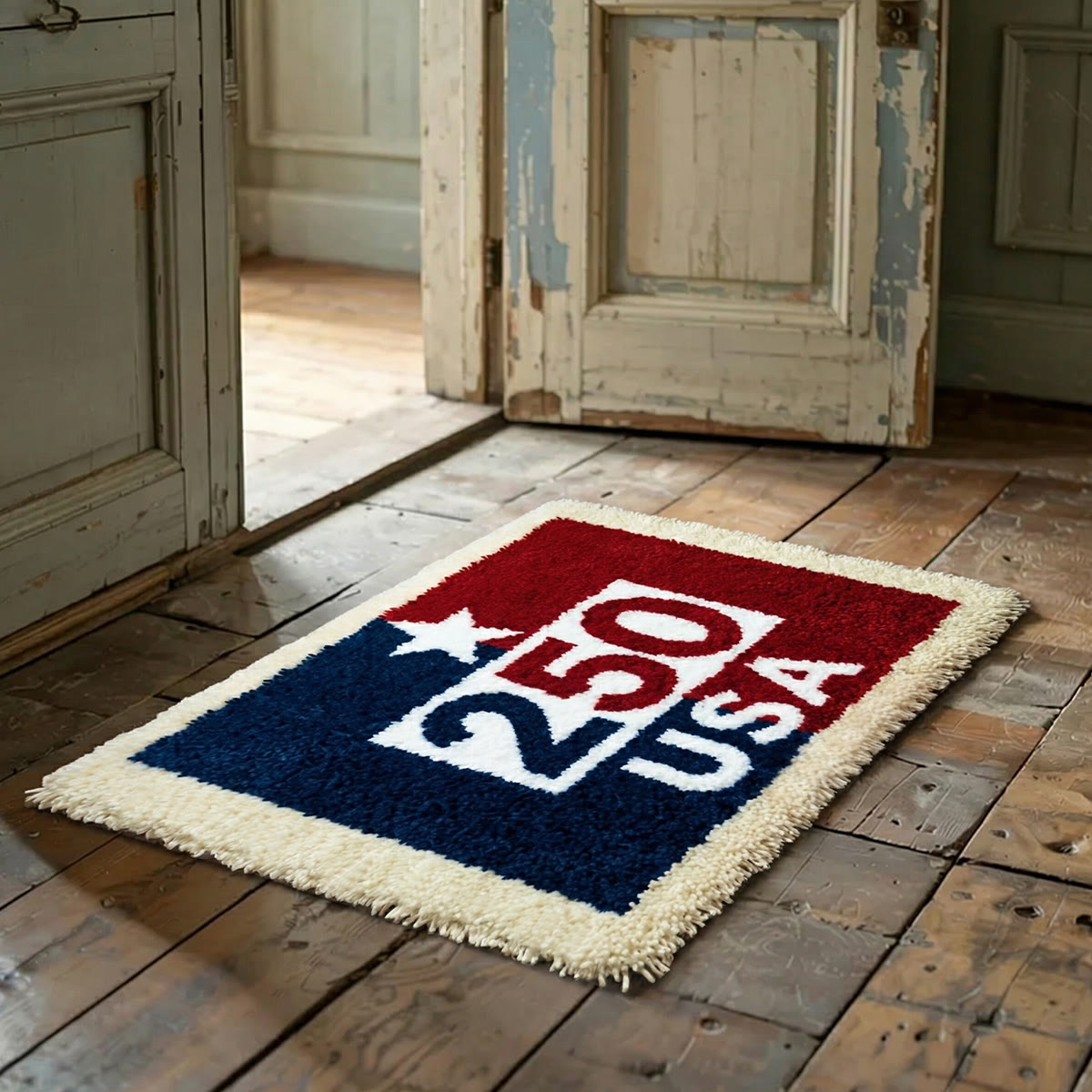 Rubbyoo Knüpfteppich-Set – Freedom 250 | Dekorative Wohnaccessoires | Einzigartiges handgefertigtes Kunstwerk - image 2