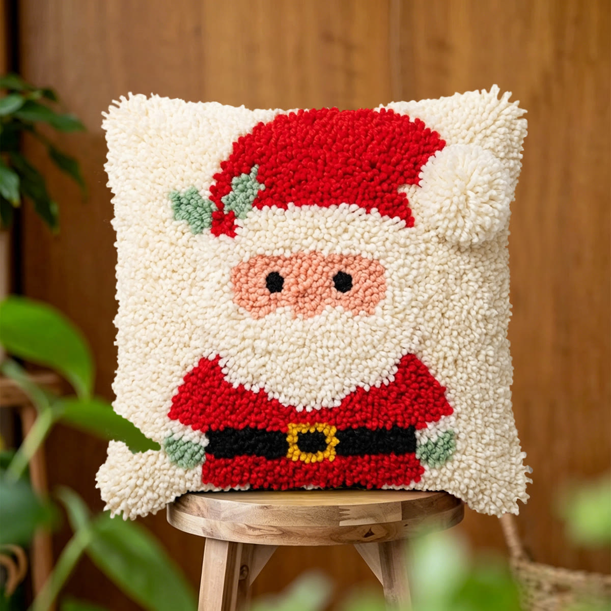 Rubbyoo Knüpfkissen-Set – Weihnachtsmann | Festliche Dekoration | Perfekt für Anfänger - image 2