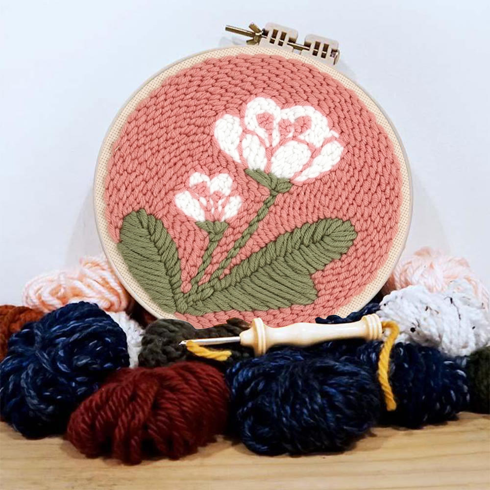 Duftendes Tulpen-Punch-Needle-Set – Elegantes Blumenbastelset | Liebevolles, handgemachtes Geschenk für Sie - image 3