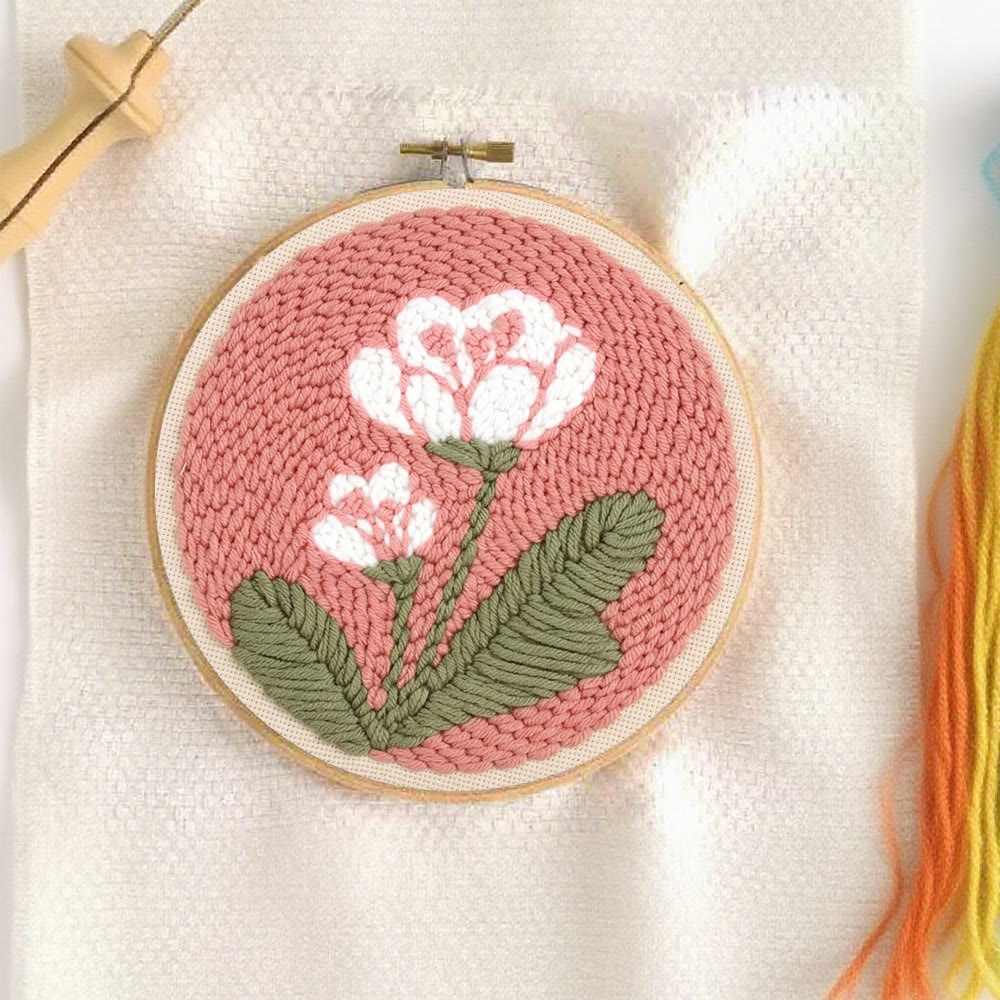 Duftendes Tulpen-Punch-Needle-Set – Elegantes Blumenbastelset | Liebevolles, handgemachtes Geschenk für Sie - image 7