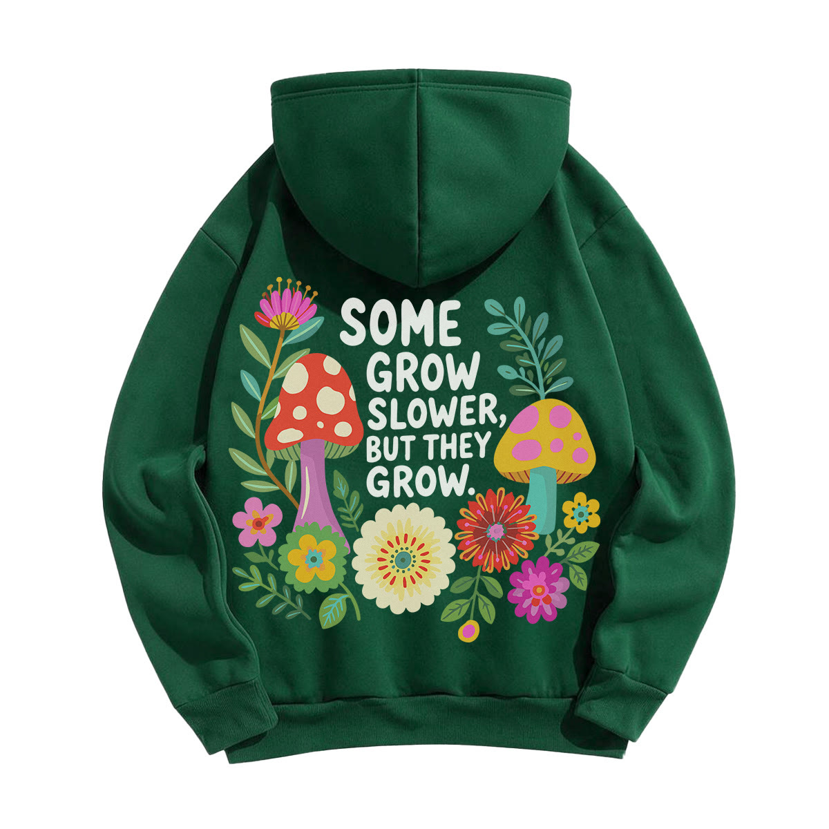 Rubbyoo Manche wachsen langsamer, aber sie wachsen Unisex-Hoodie - image 22