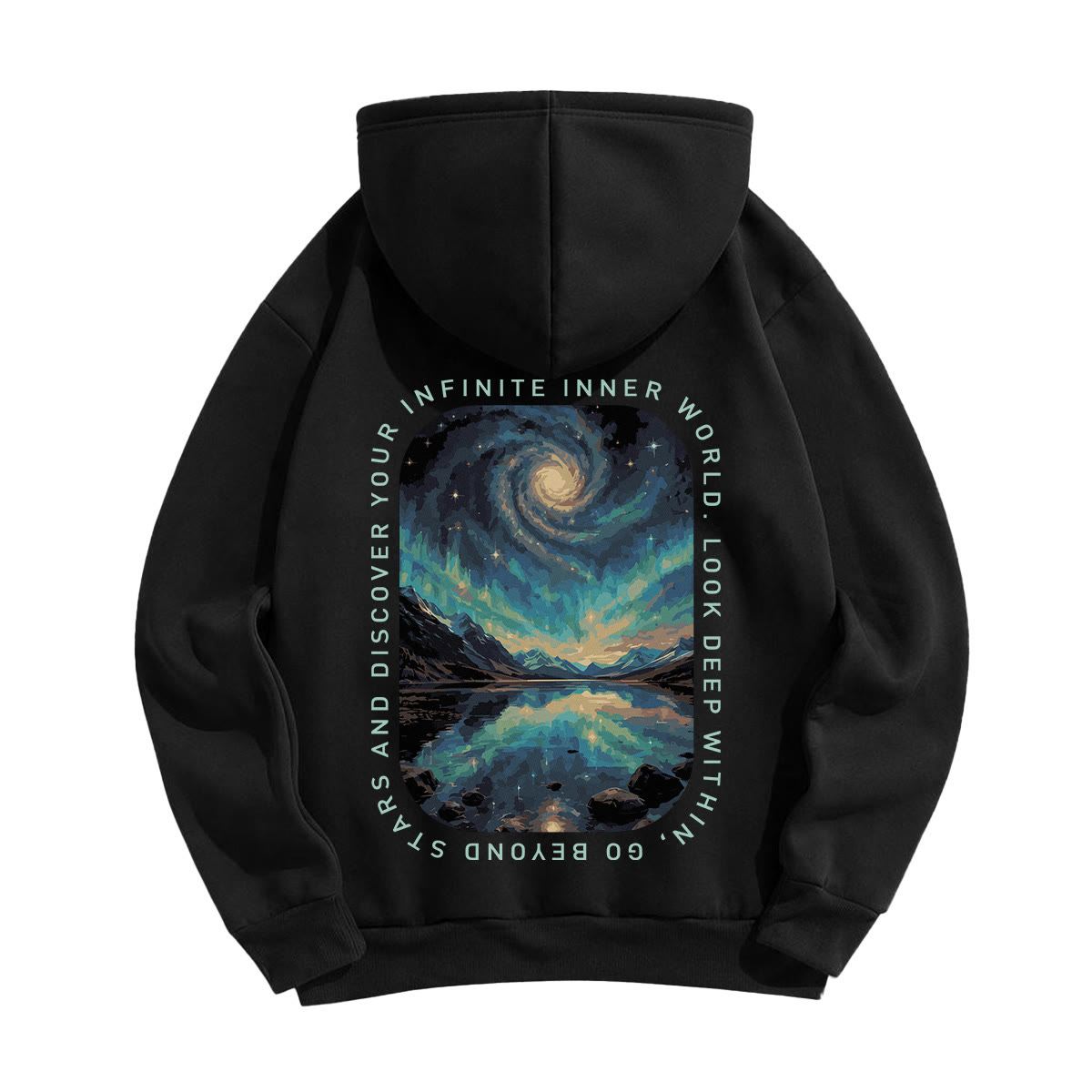 Rubbyoo Unisex-Hoodie: Entdecke deine unendliche innere Welt jenseits der Sterne - image 12