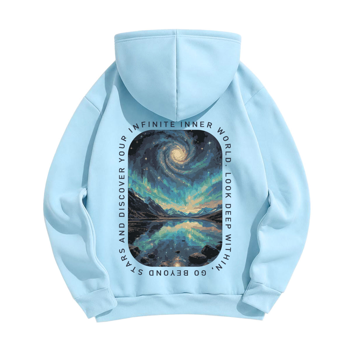 Rubbyoo Unisex-Hoodie: Entdecke deine unendliche innere Welt jenseits der Sterne - image 18