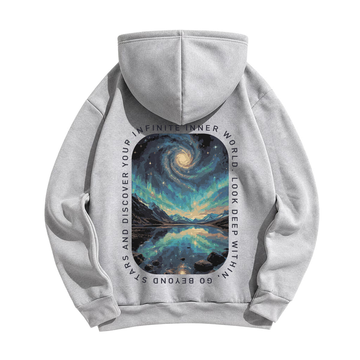 Rubbyoo Unisex-Hoodie: Entdecke deine unendliche innere Welt jenseits der Sterne - image 6