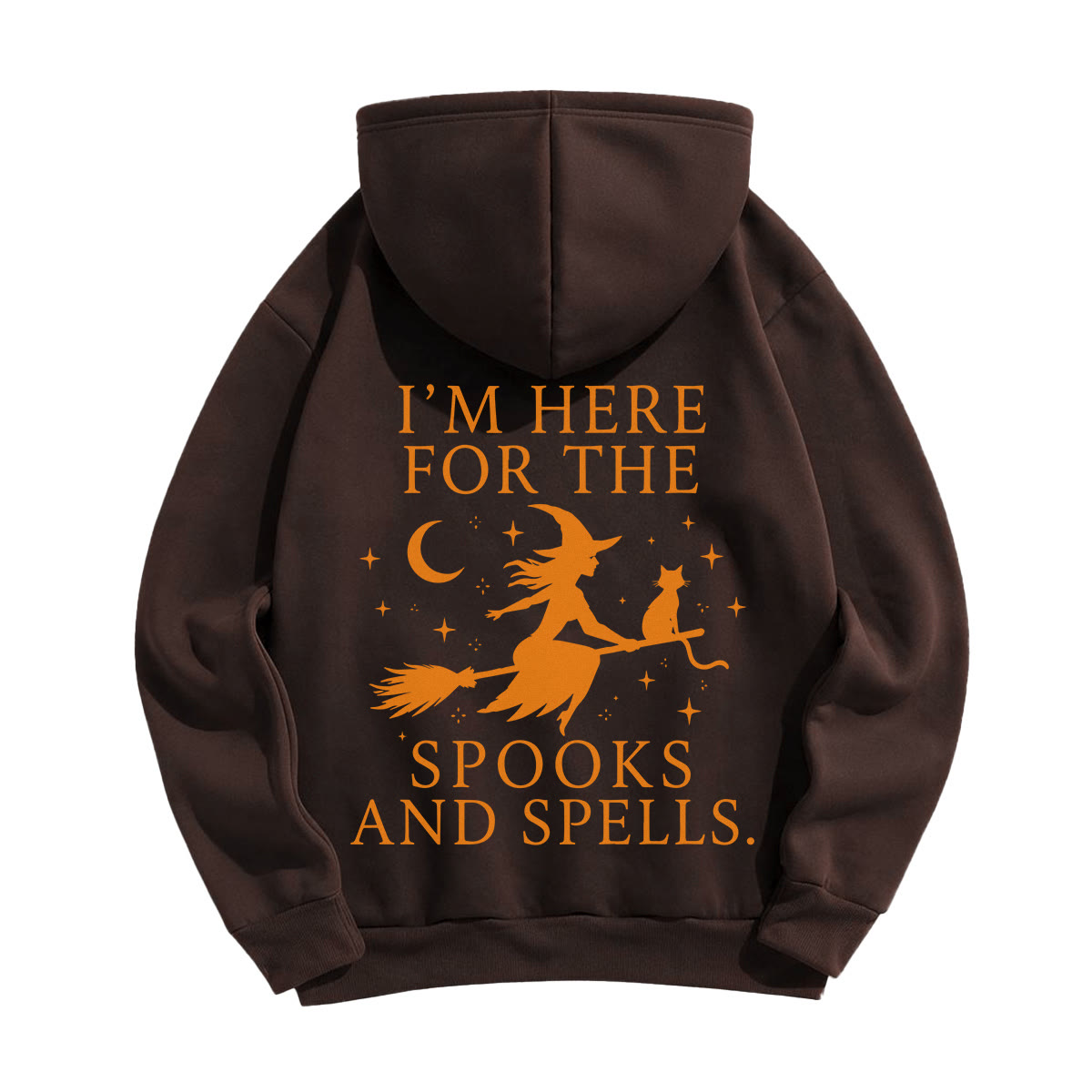 Rubbyoo Ich bin hier für Geister und Zauber – Unisex-Hoodie-Halloween-Outfit - image 6