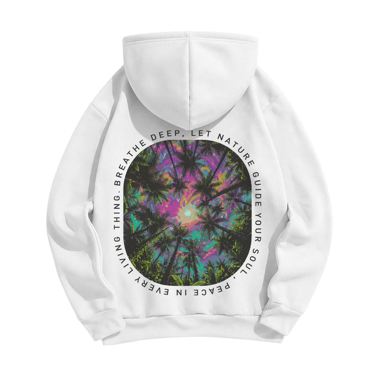 Rubbyoo Lass die Natur deine Seele leiten Unisex-Hoodie - image 9
