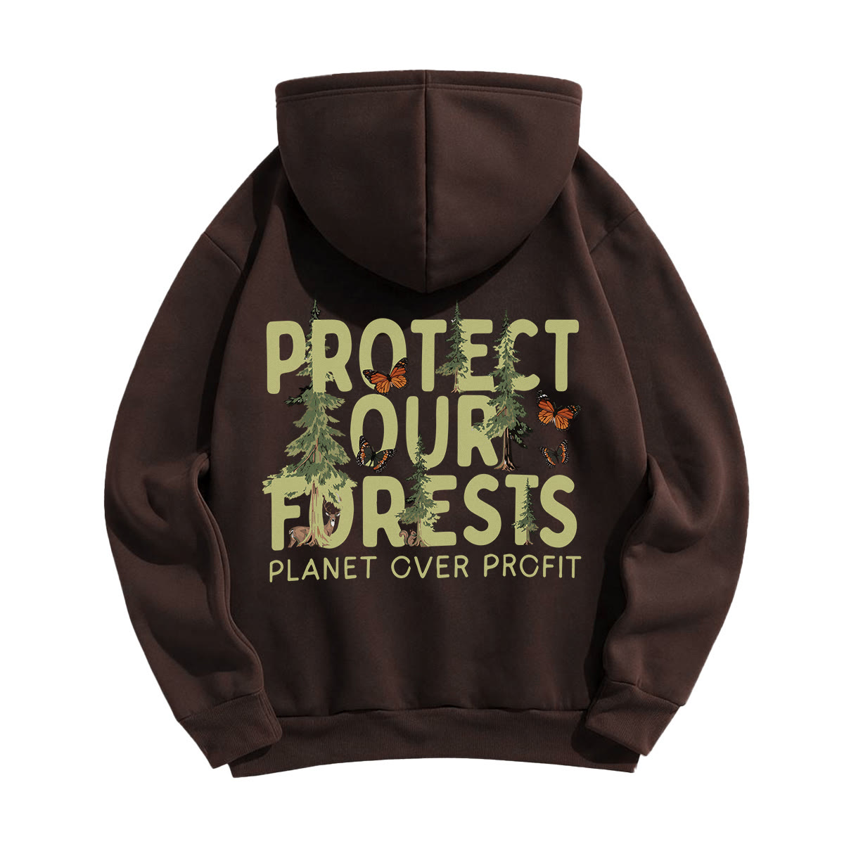Rubbyoo Unisex-Hoodie „Schütze unsere Wälder“ - image 15