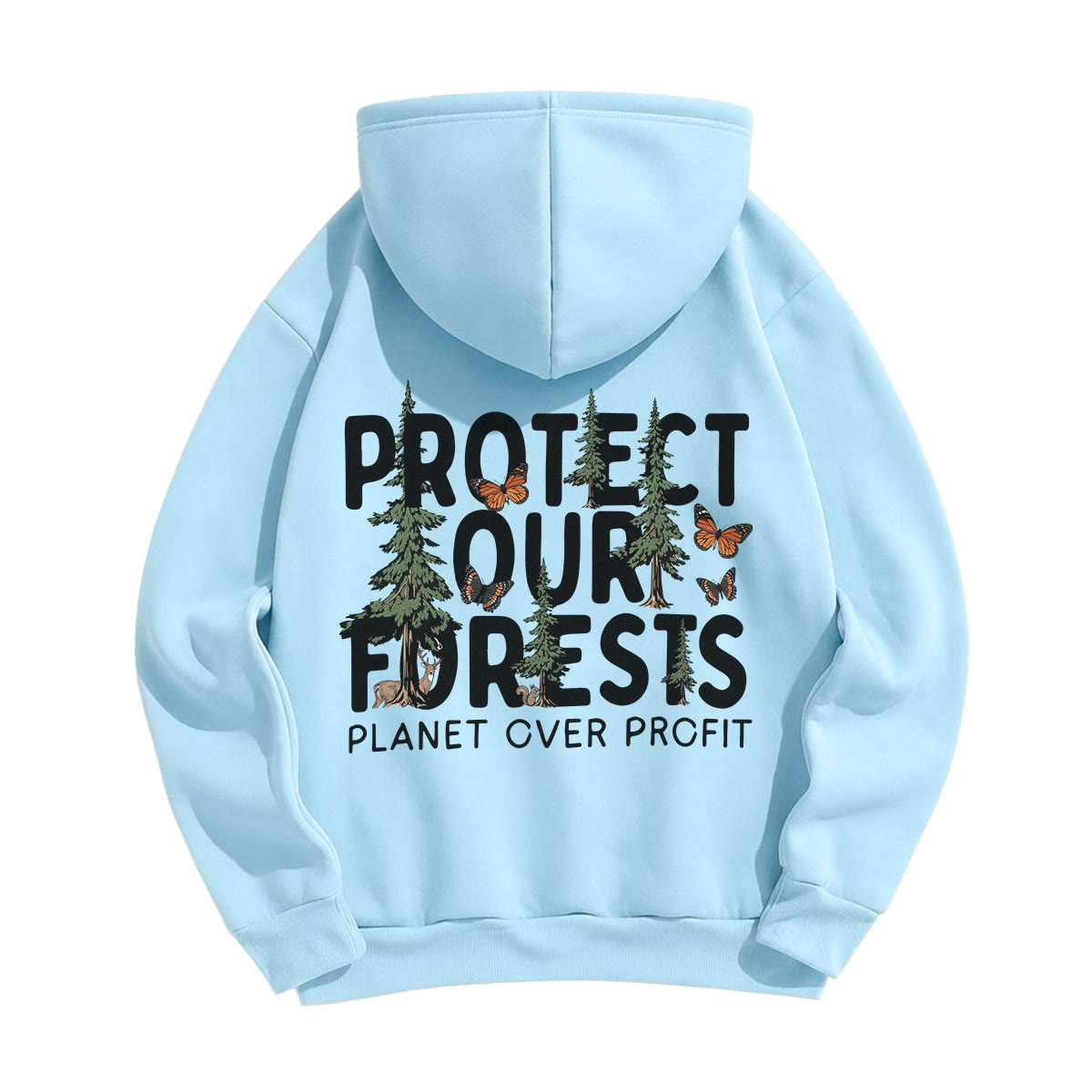 Rubbyoo Unisex-Hoodie „Schütze unsere Wälder“ - image 18