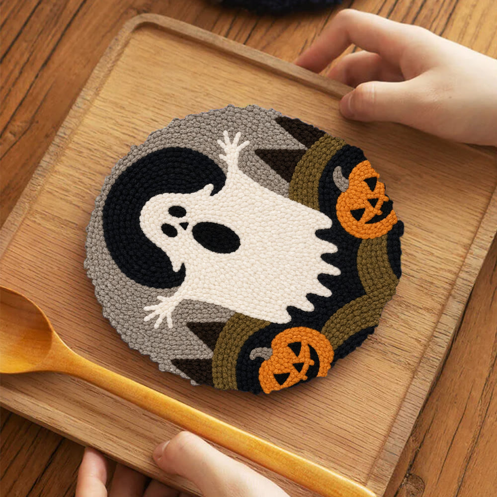 Halloween-Nacht-Horror-Punch-Needle-Set – Verspielte Wanddekoration | Liebevolles DIY-Halloween-Geschenk - image 11