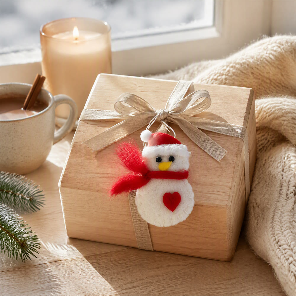 Rubbyoo Weihnachtsbaumschmuck – DIY-Ornament aus Stofffilz | Gemütliche Weihnachtsdekoration für Zuhause - image 8