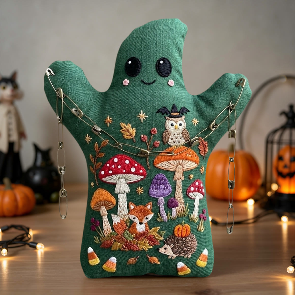 Rubbyoo Geister-Stickset – Magischer Herbstwald | Einzigartiges Halloween-Geschenk für Naturliebhaber | Gemütliche Waldatmosphäre - image 2