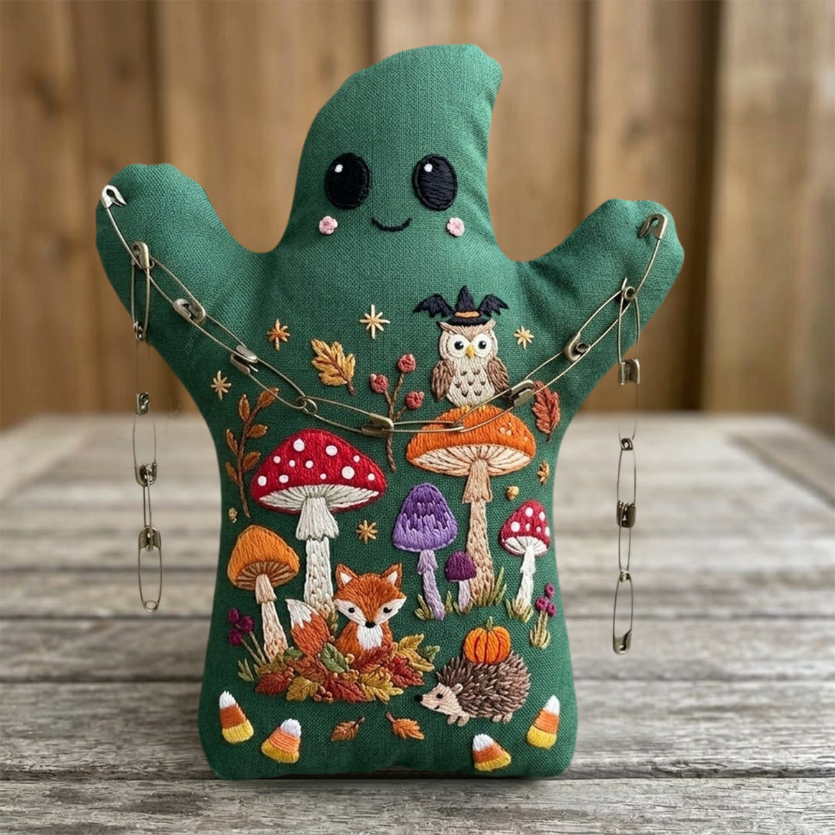 Rubbyoo Geister-Stickset – Magischer Herbstwald | Einzigartiges Halloween-Geschenk für Naturliebhaber | Gemütliche Waldatmosphäre - image 4