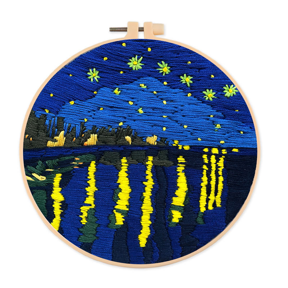 Rubbyoo Stickset - Van Gogh Sternennacht - 15 x 15 cm - image 1