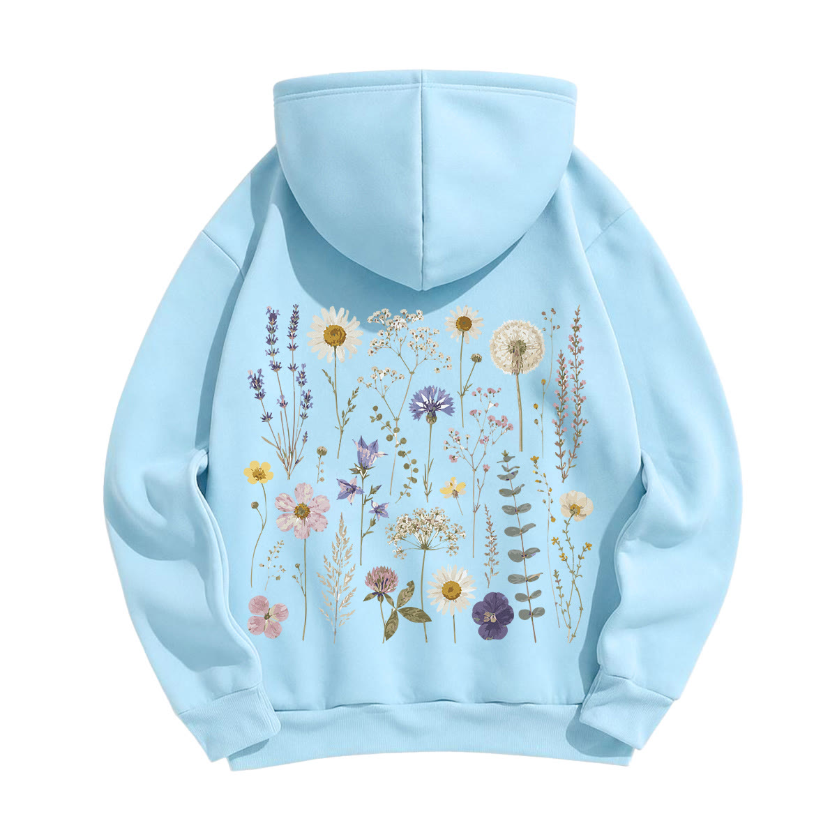 Rubbyoo Rustikaler Unisex-Hoodie mit schönen Blumen - image 22